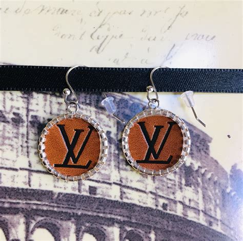 lv diamond earrings price|upcycled lv earrings.